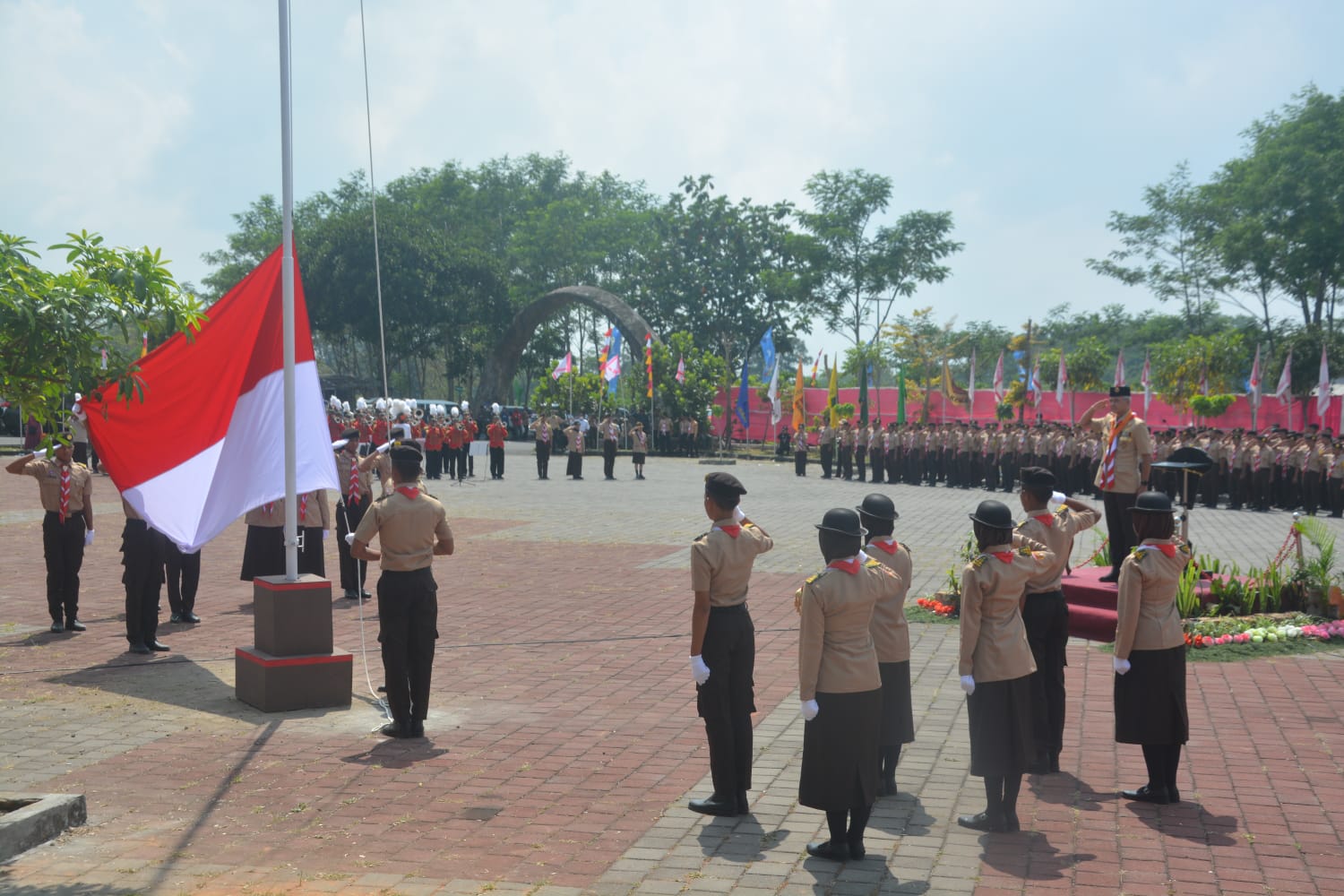 Gubernur Jawa Tengah Hadiri Upacara HUT Pramuka Ke- 61 di Boyolali