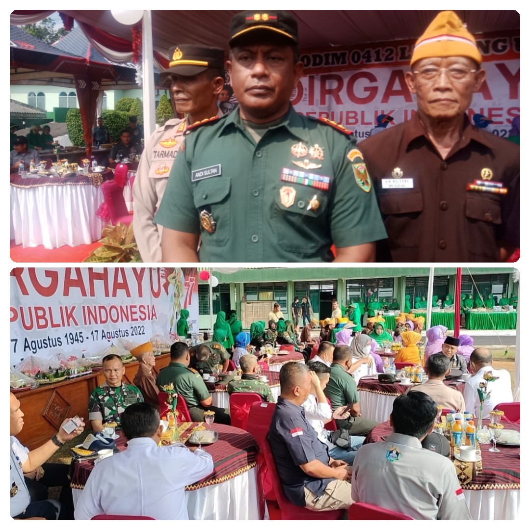 HUT RI ke - 77, Kodim 0412/ Lampura gelar tasyakuran dan berbagai perlombaan