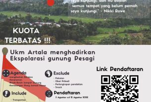 HUT ke-77 RI, UKM Artala Darmajaya akan Kibarkan Merah Putih di Gunung Pesagi