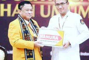 Hanura: Santuni 1000 Yatim Piatu, 34 Ketua DPD Berbaju Adat, OSO Beri Bendera Merah Putih Dari Bengkulu