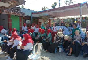 Ibu Ibu PKK Jerukan Siapkan Kejutan saat penutupan TMMD