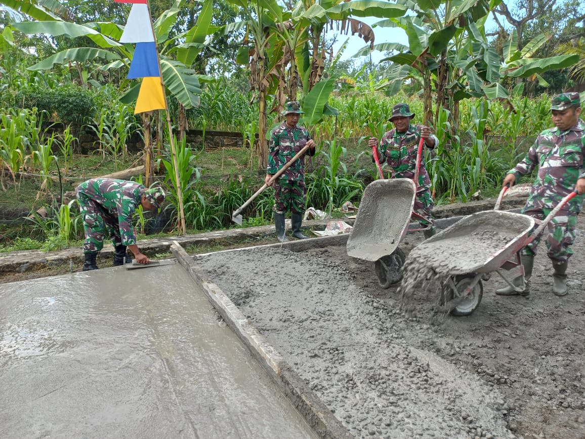 Inilah Alat Bantu Andalan Satgas TMMD Jerukan