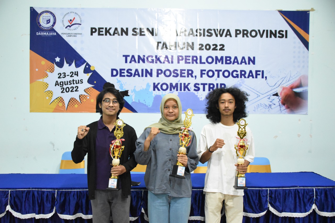 Juara Peksimiprov Lampung 2022, Tiga Mahasiswa IIB Darmajaya Menuju Peksiminas di Malang