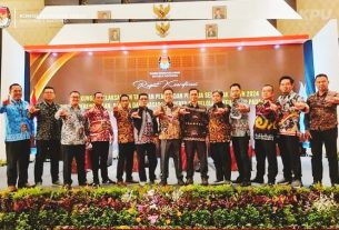 KPU se-Lampung, Ikuti Rakor Perencanaan, Sarpras, Pengelolaan Keuangan di Bali