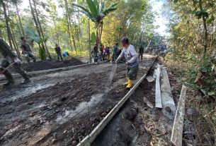 Kegiatan yang selalu di lakukan sebelum Pengecoran Satgas TMMD