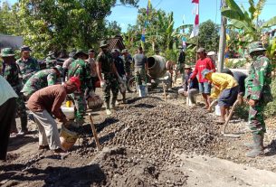 Kemanunggalan TMMD Merupakan Aktualisasi Peran TNI dalam Mewujudkan Seluruh Potensi Wilayah