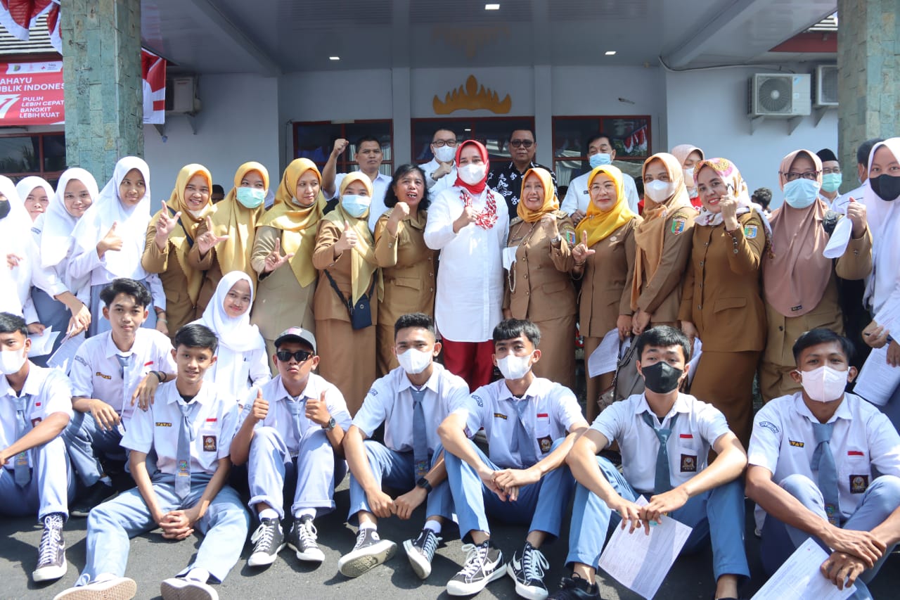 Ketua PMI Provinsi Lampung Buka Kegiatan Bakti Sosial Donor Darah Dalam Rangka HUT Lampung Post ke-48