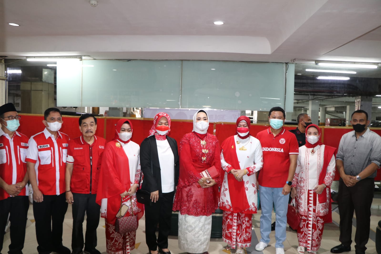 Ketua PMI Provinsi Lampung Tinjau Bakti Sosial Donor Darah Dalam Rangka Peringatan HUT RI ke-77, Kerjasama PMI dan Chandra Superstore