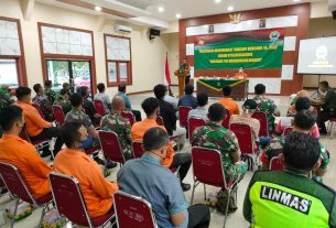 Kodim 0735/Surakarta Gelar Pembinaan Masyarakat Tangap Bencana, Ini Tujuannya