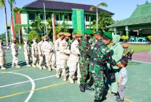 Kodim Bojonegoro gelar Penyambutan Personel Satgas Apter Papua