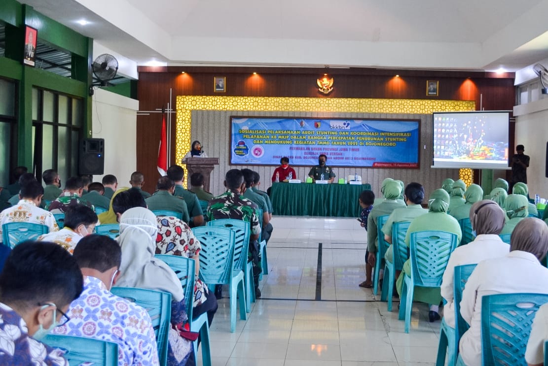 Komitmen Kodim Bojonegoro bersama Dinas P3AKB turunkan Stunting
