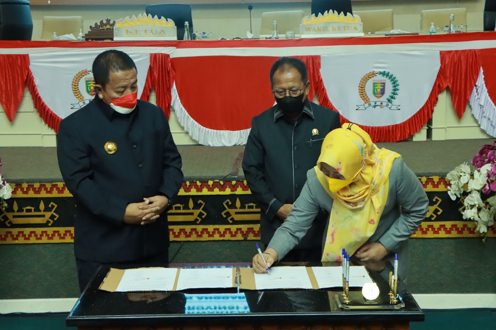 Nota Kesepakatan Perubahan KUA-PPAS Tahun Anggaran 2022 Provinsi Lampung Ditandatangani