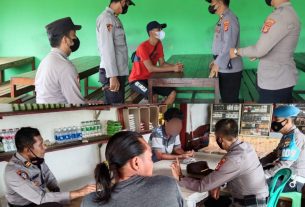 Ops Bina Kusuma Krakatau 2022, Personel Polres Lampung Utara datangi Lokasi Rawan ulah Premanisme