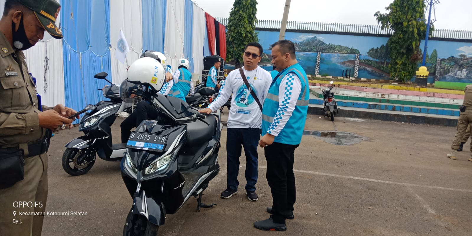 PLN Kotabumi Lampung perkenalkan Motor ramah lingkungan