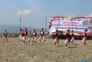 Penutupan TMMD Dimeriahkan Tari Kerincing Dan Pelayanan Kesehatan