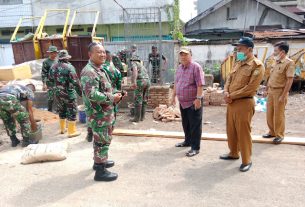 Pilot Project Pengolahan Limbah Sampah Kodim 0410 di Kelurahan Pesawahan