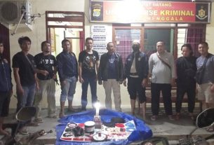 Polisi Gerebek Lokasi Judi Koprok di Menggala Selatan