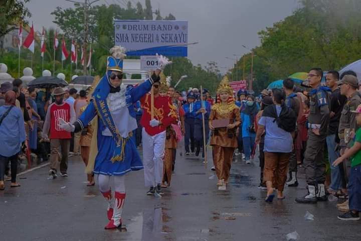 Ribuan Masyarakat Antusias Saksikan Karnaval di Muba
