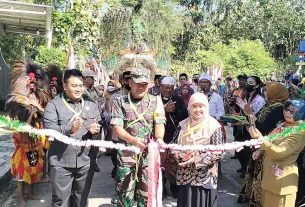 Tim Penilai Kampung Pancasila Korem 074/Warastratama Datangi Desa Keron Lor