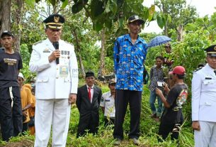 Upacara Peringatan Hari Kemerdekaan Republik Indonesia Ke-77 Di Pekon Way Haru