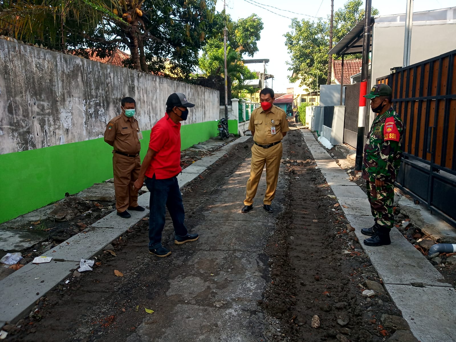 Wakil Walikota Surakarta Sidak di Lokasi TMMD Sengkuyung Tahap II Kodim 0735/Surakarta