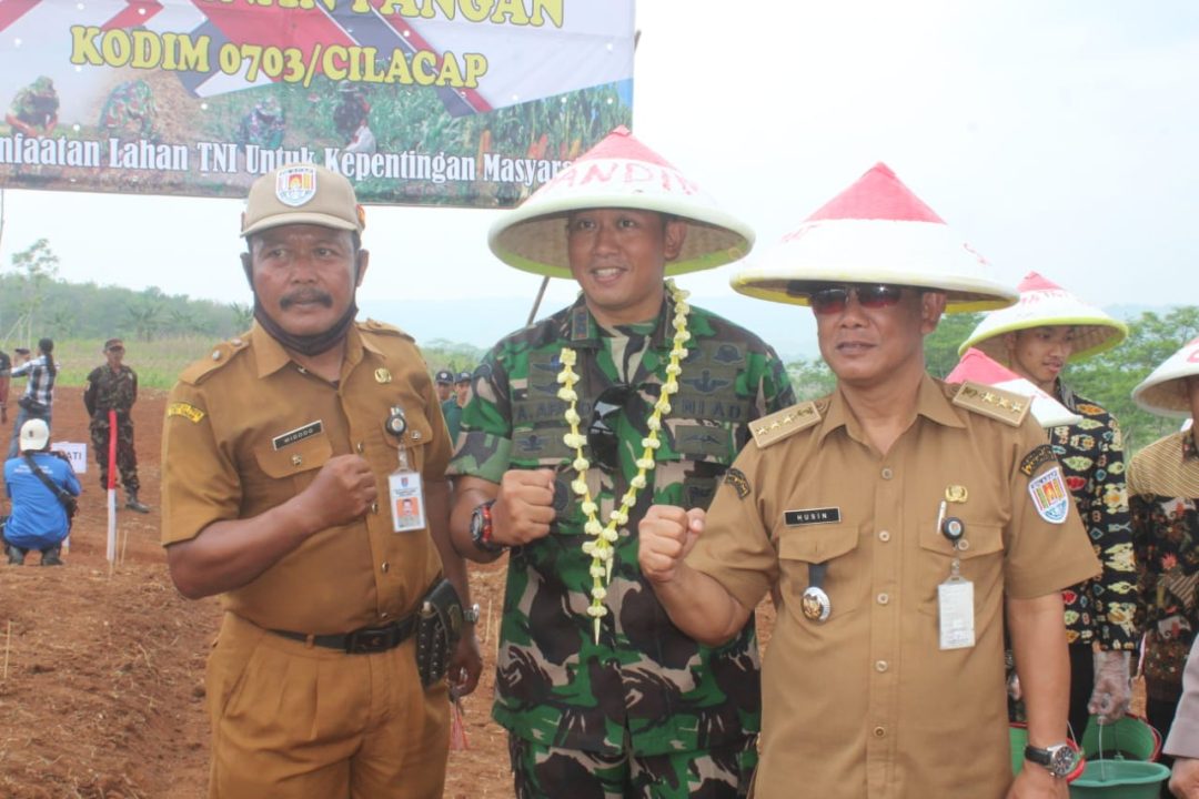 Dandim 0703 Cilacap : Pencanangan Ketahanan Pangan Dukung Kedaulatan Pangan Nasional