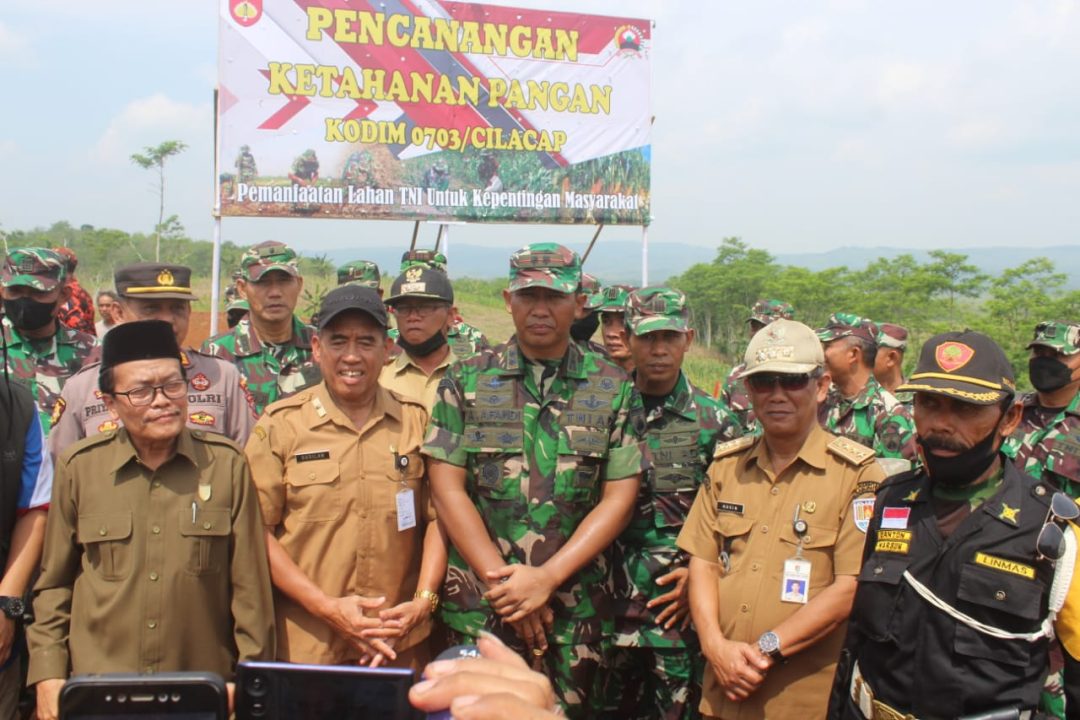 Dandim 0703 Cilacap : Pencanangan Ketahanan Pangan Dukung Kedaulatan Pangan Nasional