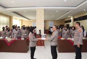 Tatap Muka dengan Polwan, ini yang Dipesan Kapolresta Bandar Lampung