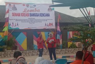 BKKBN Mesuji Menggelar Lomba Senam Kreasi Bangga Kencana