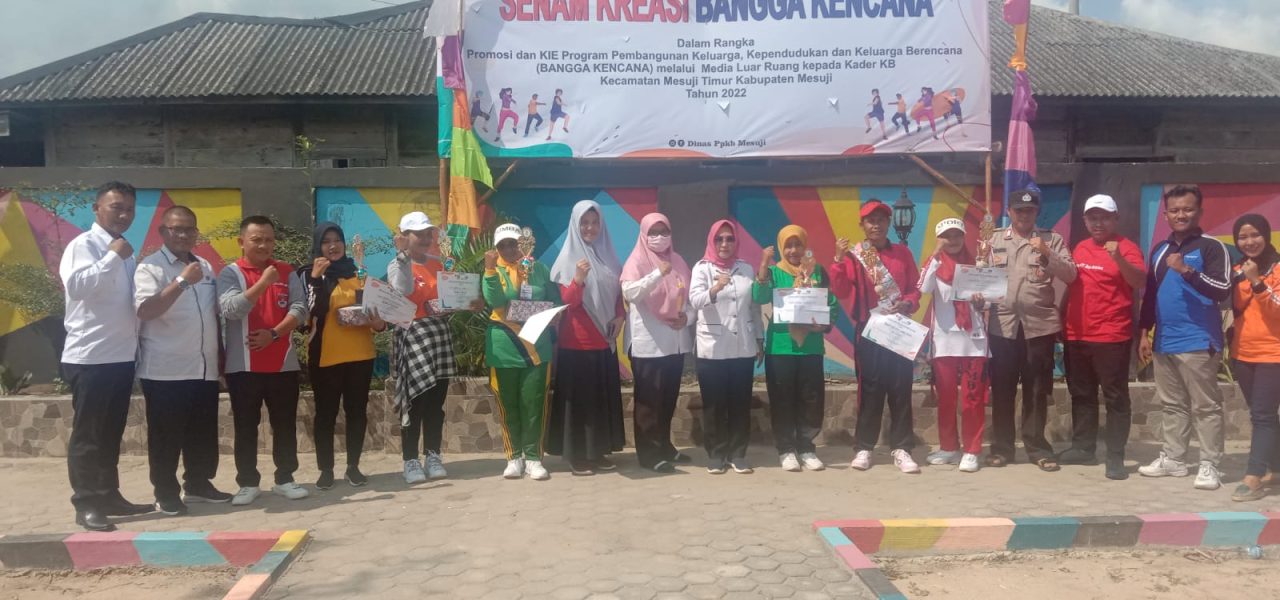 BKKBN Mesuji Menggelar Lomba Senam Kreasi Bangga Kencana