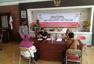 Bantu Kelancaran Dan Ketertiban, TNI-Polri Wuryantoro Dampingi Penyaluran BLT BBM