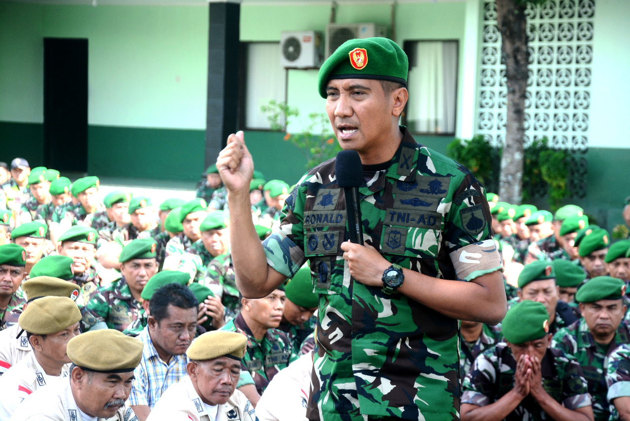 Dandim 0724/Boyolali Berikan Intruksi Kepada Seluruh Prajurit dan PNS