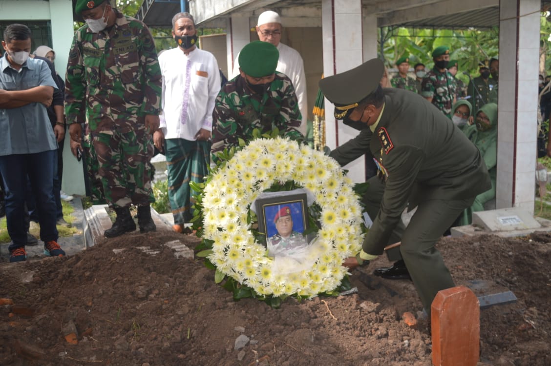 Dandim Boyolali Pimpin Upacara Pemakaman Militer