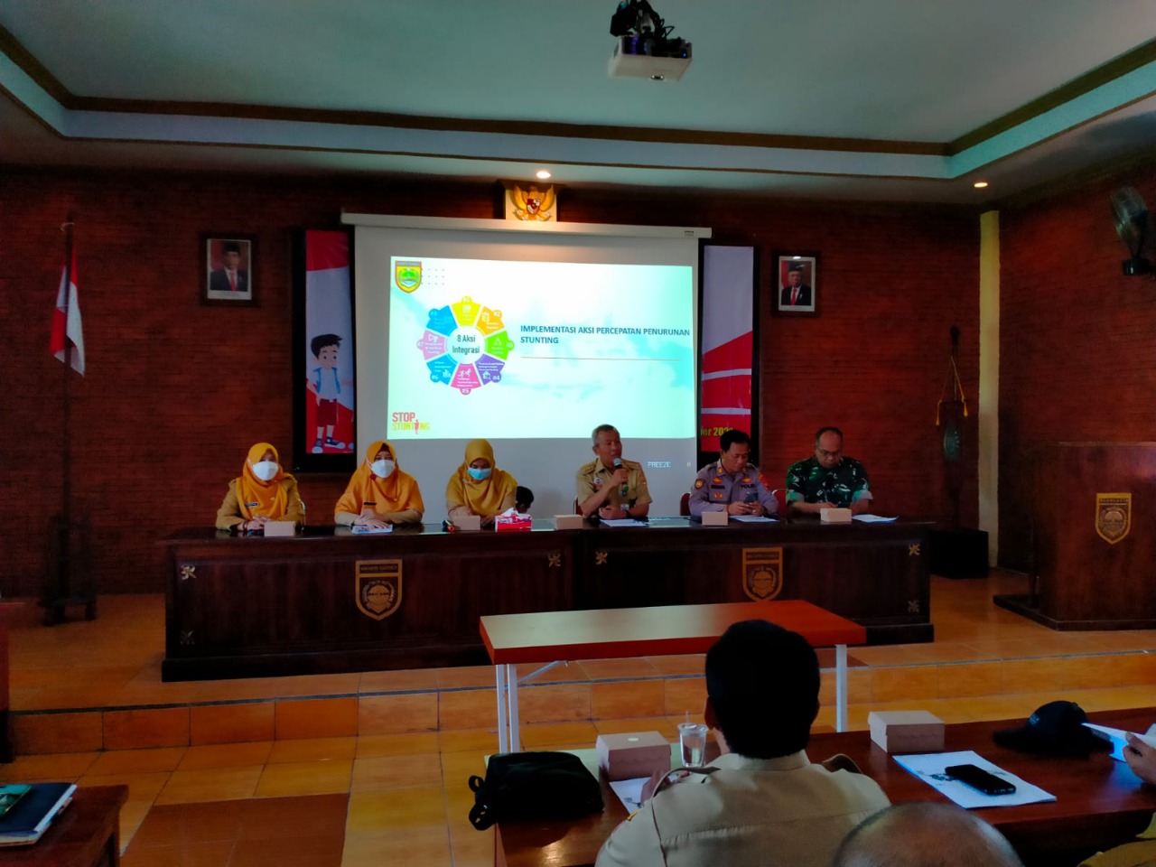 Danramil 06 Kartasura Dim 0726/Sukoharjo Hadiri Rembug Stunting Tingkat Kecamatan Kartasura