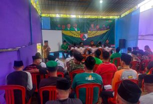 Danramil 11 Polokarto Dim 0726/Sukoharjo, Hadiri Pembukaan Diklatsar Banser PAC Ansor Polokarto