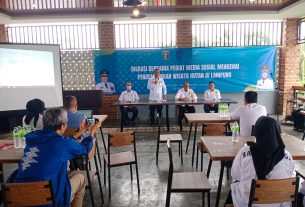 Dinas Kominfotik Provinsi Lampung Gelar Diskusi Tentang Pengembangan Wisata Hutan Bersama Penggiat Medsos