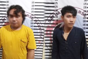 Edarkan Narkotika, Dua Pemuda Asal Pagar Dewa Ditangkap Polres Tulang Bawang
