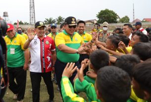 Gubernur Arinal Buka Festival Forum Sepakbola Generasi Indonesia 2022, Memperebutkan Piala Gubernur U-10 dan U-12