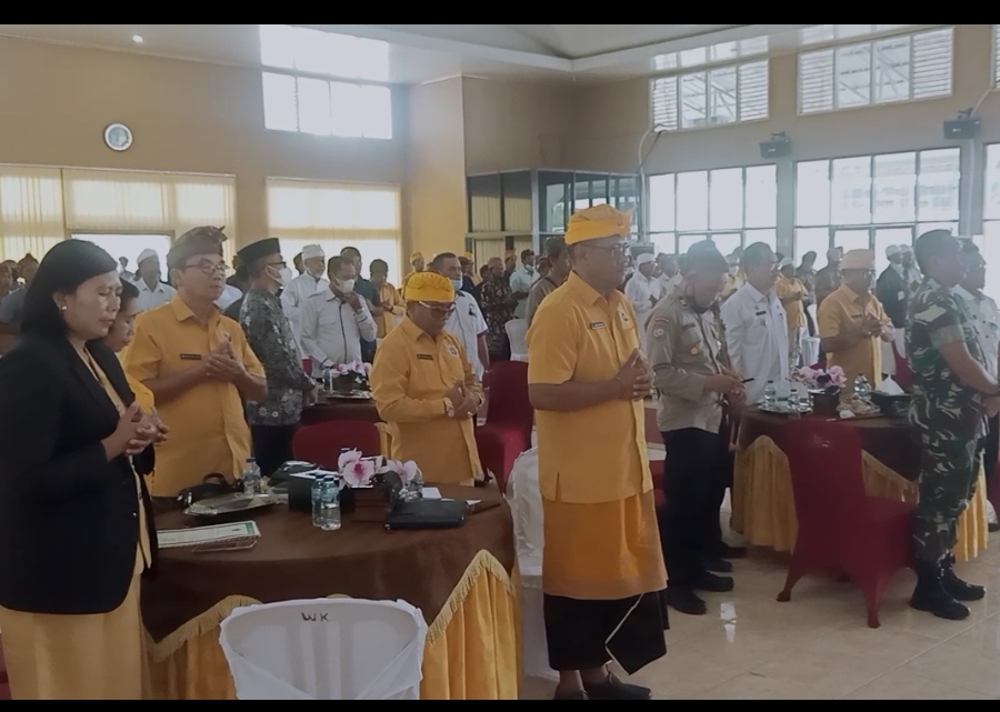 Komang Trawan Terpilih selaku Ketua PHDI Way Kanan Periode 2022-2027