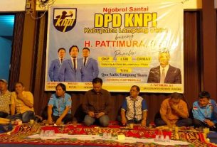 Obrol Santai, DPD KNPI Lampura usung Tema " QUO Vadis Lampung Utara."