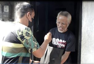 Peringati HUT TNI Ke-77, Kodim 0735/Surakarta Berbagi Sembako Untuk Lansia Dan Yatim Piatu