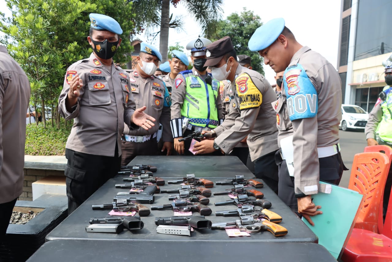 Polresta Bandar Lampung Terima Kunjungan Tim Supervisi Asistensi Korsabhara Baharkam Polri