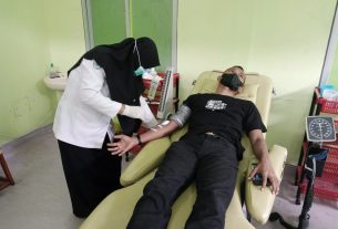 Prajurit Donor Darah, Dandim 0105/Abar : Momentum Meningkatkan Aksi Kemanusiaan Di Lingkungan TNI