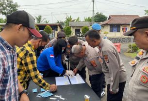 Puluhan Perwira Polres Lampung Utara Mendadak Dites Urine