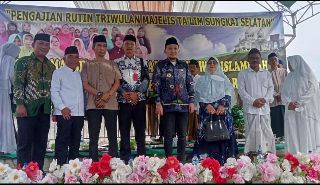 Wabup hadiri pengajian Triwulan Majelis Ta'lim Sungkai Selatan