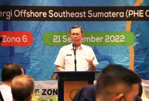 Wakili Gubernur Lampung, Sekdaprov Buka Acara Focus Group Discussion (FGD) Penyelesaian Penanggulangan Ceceran Minyak Bumi di Lampung