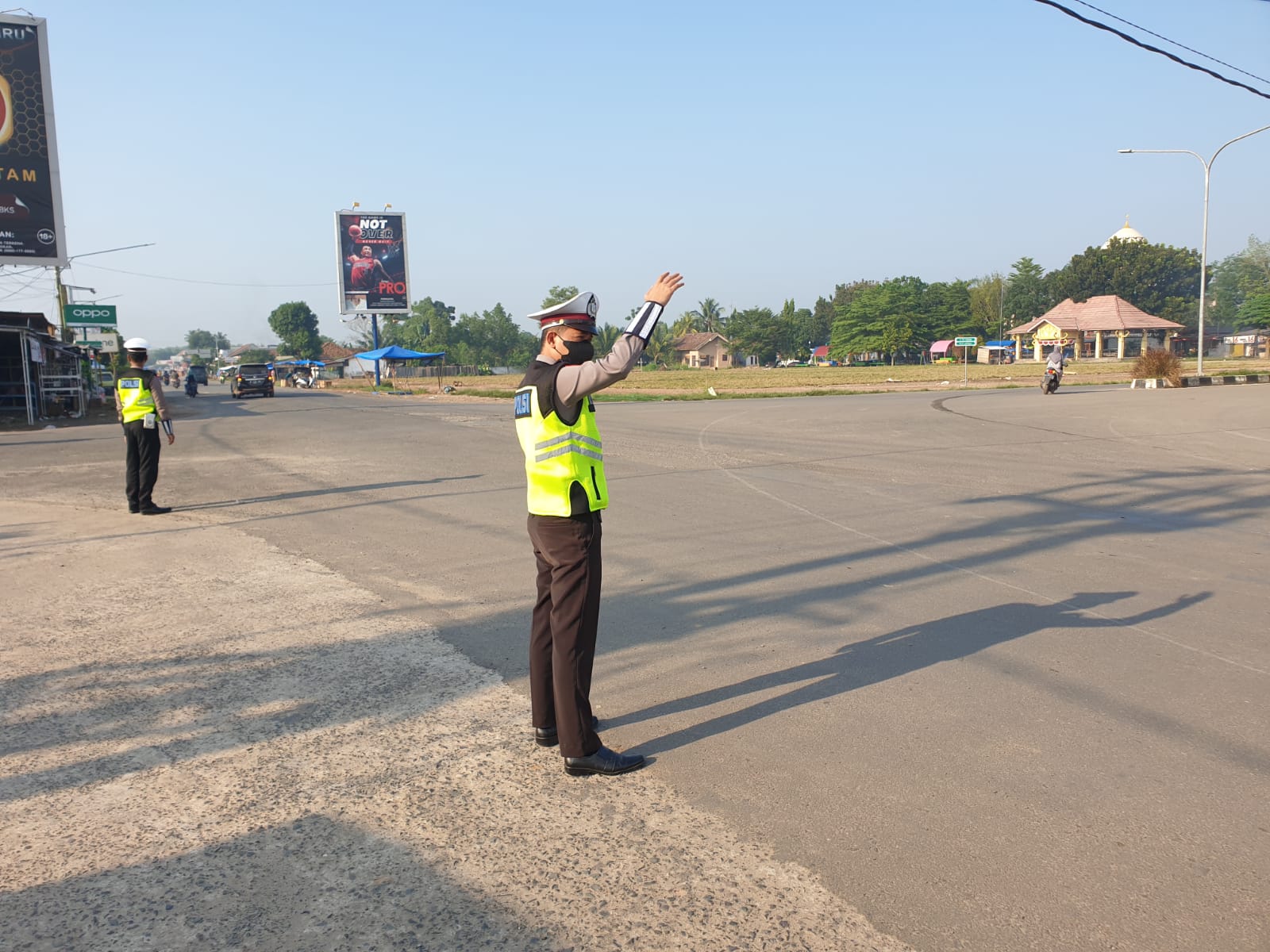 Wujudkan Pelayanan Prima, Sat Lantas Polres Tubaba Rutin Gatur Lalin.