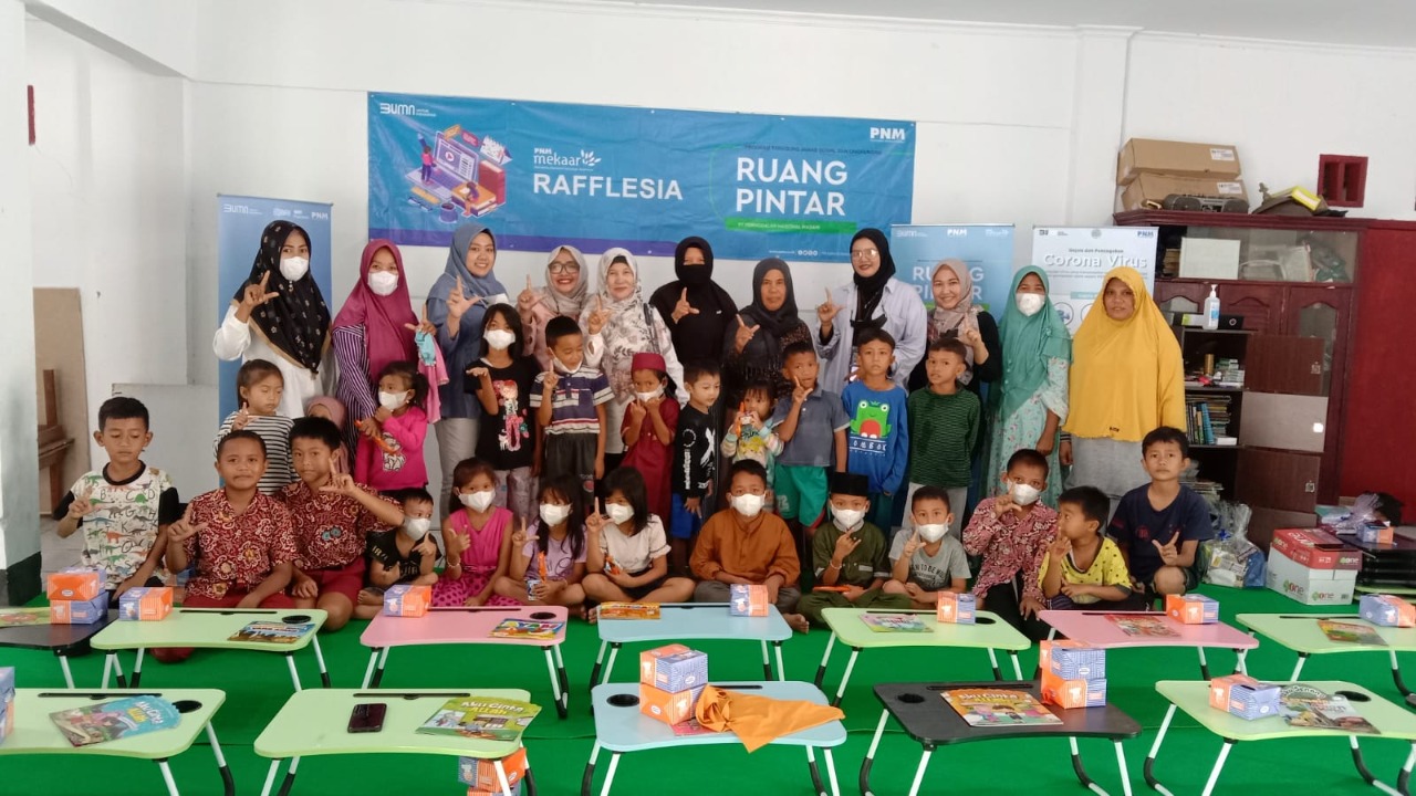 Berdayakan Masyarakat Bengkulu, PNM Resmikan Sarana Belajar “Rafflesia”