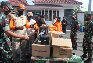 1 SST TNI Kodim Wonogiri Ikuti Apel Antisipasi Musim Hujan Kabupaten Wonogiri