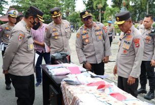 Arahan Wakapolda Lampung Saat Supervisi di Polres Tulang Bawang